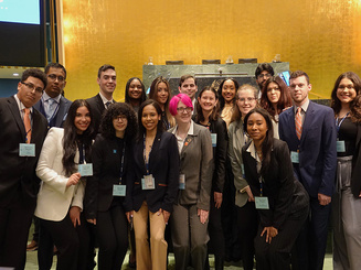 Model UN student participants at the 2024 Conference
