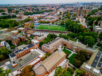 Aerial photo of Manhattan University
