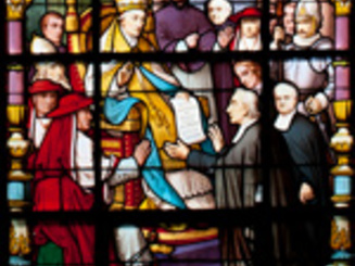 stained glass window
