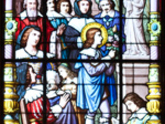 stained glass window