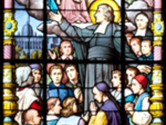 stained glass window