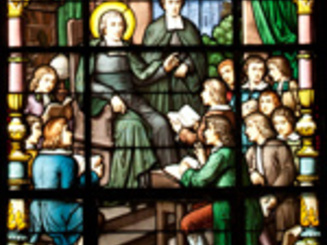 stained glass window