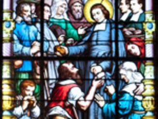 stained glass window