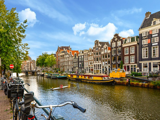 Outside view of Amsterdam