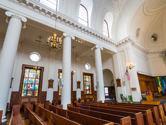 Interior of the Chapel at Manhattan University