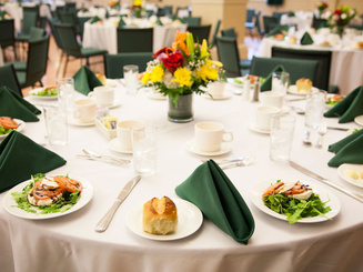 Image of Catering setup at Manhattan University