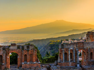 Photo of ancient ruins in Europe