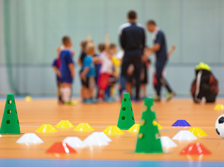 Kids on Physical Education Class at School