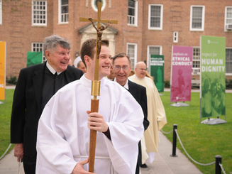 photo of religious services on campus