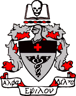 crest of the Alpha Epsilon Delta honor society