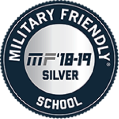 badge for 2018 - 2019 Military Friendly School
