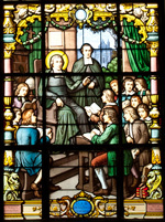 stained glass window