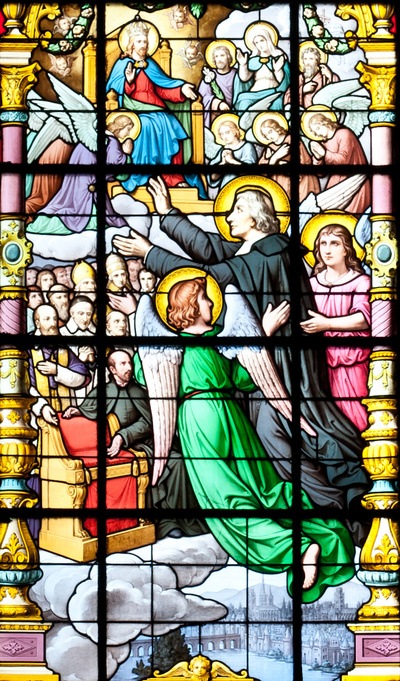 stained glass window
