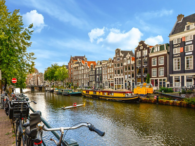 Outside view of Amsterdam