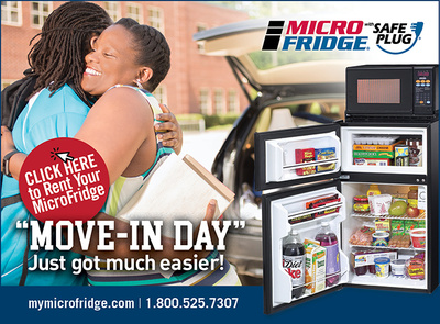 ad for microfridge rentals