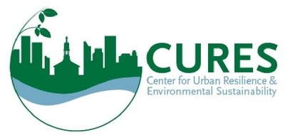 logo for the Center for Urban Resilience & Environmental Sustainability