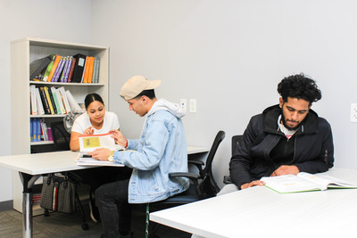 Image for the MU Opportunity Programs initiative of students collaborating in a room.