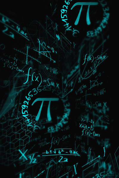 graphic depicting equations including the Pi symbol
