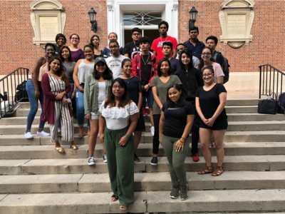 Image of students participating in the Pre-Freshman summer program.