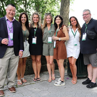 Group of alumni posing for a photo during Reunion Weekend 2026.