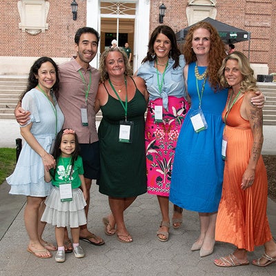 Group of alumni posing for a photo during Reunion Weekend 2026.